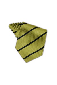 TI088 gold colour ties custom striped ties ties suits ties contrast color supplier company hong kong
